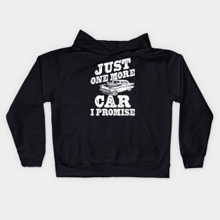 just One More Car I Promise Kids Hoodie